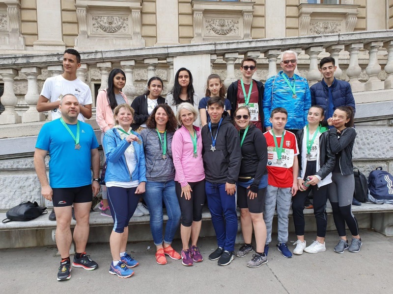 Unsere Schule beim Vienna City Marathon 2019